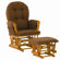 Storkcraft Custom Hoop Glider and Ottoman
