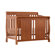 Storkcraft Verona Fixed Side Convertible Crib in Oak