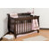 Storkcraft Carrara Fixed Side Convertible Crib in Espresso