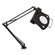 Ledu Corporation Magnifier Lamp, 30" Reach, On/Off Rocker Switch, Black