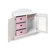Badger Basket Mirrored Doll Armoire with 3 Baskets and 3 Hangers