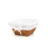 Badger Basket Honey Square Nursery Basket with White Waffle Liner