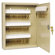 MMF Industries Locking Disc-Tumbler 80-Key Welded Steel Cabinet, 14w x 3-1/8d x 17-1/8h, Sand                                               