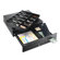 MMF Industries Cash Drawer, High Security, Steel, 16-3/4"x18"x4-3/4", Black