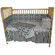 Tadpoles Tadpoles Damask Crib Bedding Set in Black / White