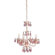 Tadpoles 4 Light Wrought Iron Chandelier