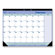 Rediform Office Products Monthly Desk/Wall Calendar, 13 Month, July -July, 21-1/4"x16", 2013