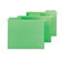 Smead Manufacturing Company FasTab Hanging File Folders, Letter, Green, 18/Box                                                                           