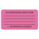 Tabbies Allergies/Drug Reaction Labels, 3-1/4 x 1-3/4, Fluor Pink, 250 per Roll                                                      