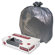 Unisan Industrial Strength Low-Density Commercial Can Liners, 60gal,1.3mil,Gray,100/ctn                                             