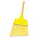Unisan Angler Broom, Plastic Bristles, 42" Wood Handle, Yellow                                                                      