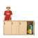 Young Time Four Section Stackable Locker with Doors