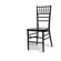 Advanced Seating Chiavari Chair in Black with Optional Cushion