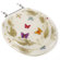 Comfort Seats Butterfly Acrylic Toilet Seat with Chrome Hinges
