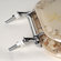 Comfort Seats Seahorse Acrylic Toilet Seat with Chrome Hinges