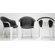Vlaemsch ( ) Leather and Plastic Arm Chair