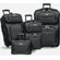 Traveler's Choice Amsterdam 4 Piece Two-Tone Travel Set