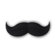 Kikkerland Mustache Erasers (Set of 2)
