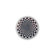 Kikkerland Moire Coaster in Black/White (Set of 4)