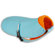 BUB Coat Bright Turquoise with Orange Dog Coat