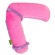 Kalencom Seat Belt Snoozer in Pink / Lilac Minky