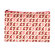 Balanced Design Hand Printed Bird's Feet Pouch