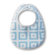 Swaddle Designs Baby Blue Bib Set