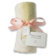 Swaddle Designs Certified Organic Cotton Baby Lovie in Pastel with Mod Circles on Ivory