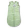Swaddle Designs Certified Organic Cotton Flannel zzZipMe Sack in Kiwi with Dots and Stars