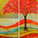 Yosemite Home Decor Vermillion View Canvas Art (Set of 3)