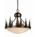 Vaxcel Yosemite 3 Light Inverted Pendant