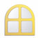 Whitney Brothers Window Keystone Mirror