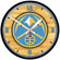 Wincraft, Inc. NBA 12.75" Round Clock - Minnesota Timberwolves
