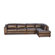 Diamond Sofa Zen Leather Modular Sectional