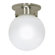 Nuvo Lighting 7.25" 1 Light Ball Semi Flush Mount