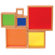 Guidecraft Stacking Rainbow Pyramid