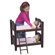 Guidecraft Doll Bunk Bed in Espresso