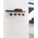 Calligaris Landscape Wall-Mounted Coat Rack in Wenge