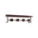Calligaris Landscape Wall-Mounted Coat Rack in Wenge