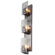 Varaluz Recycled Polar Wall Sconce - Vertical Three Light
