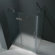 Vigo 24" Pivot Door Swing Frameless Shower Enclosure