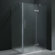 Vigo 24" Pivot Door Swing Frameless Shower Enclosure