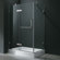 Vigo Frameless Pivot Door Shower Enclosure with Left Drain