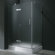 Vigo 24" Pivot Door Swing Frameless Shower Enclosure with Base