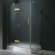 Vigo Frameless Pivot Door Shower Enclosure with Left Drain