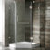 Vigo Neo-Angle Door Frameless Shower Enclosure with Base