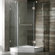 Vigo Neo-Angle Door Frameless Shower Enclosure with Base