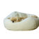 Everest Pet Sherpa Puff Ball Pet Bed in Natural Sherpa
