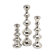 IMAX Chesire Aluminum Candlestick (Set of 3)