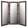 Hitchcock Butterfield Company Room Divider Mirror in Traditional Mahogany Black